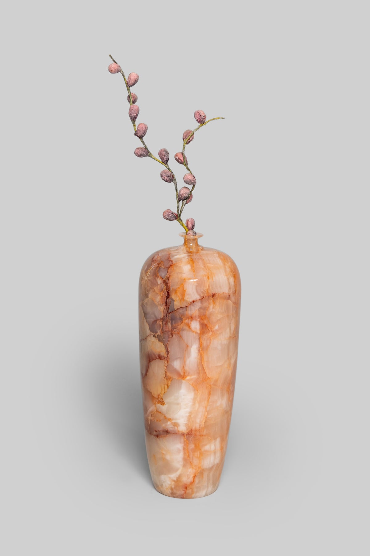 Apricot Onyx Vase