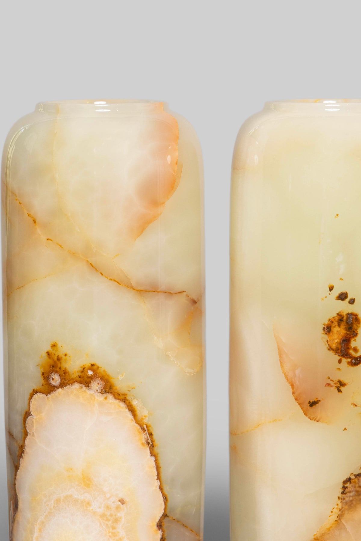 Champagne Onyx Vase
