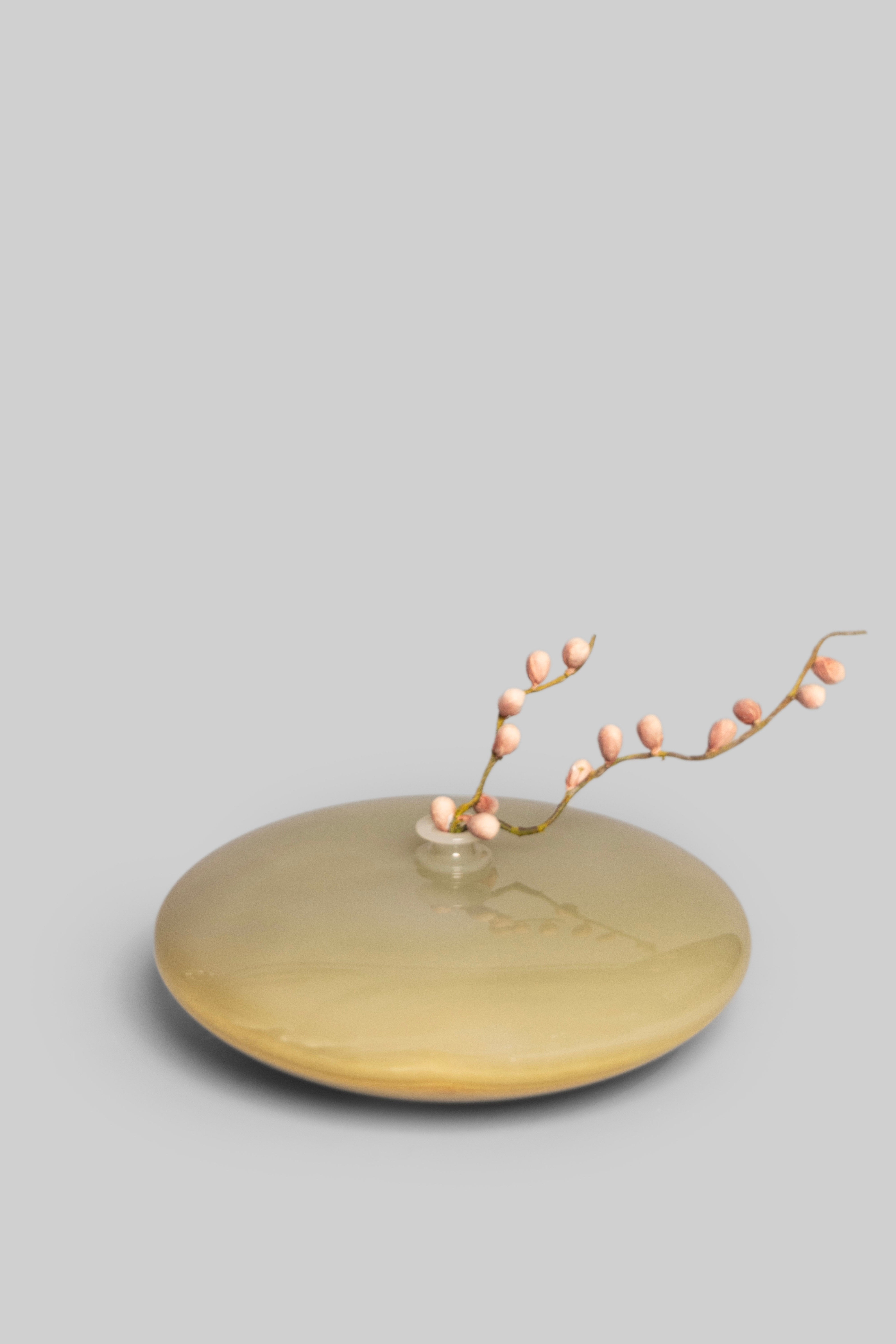 Green Pebble Pot