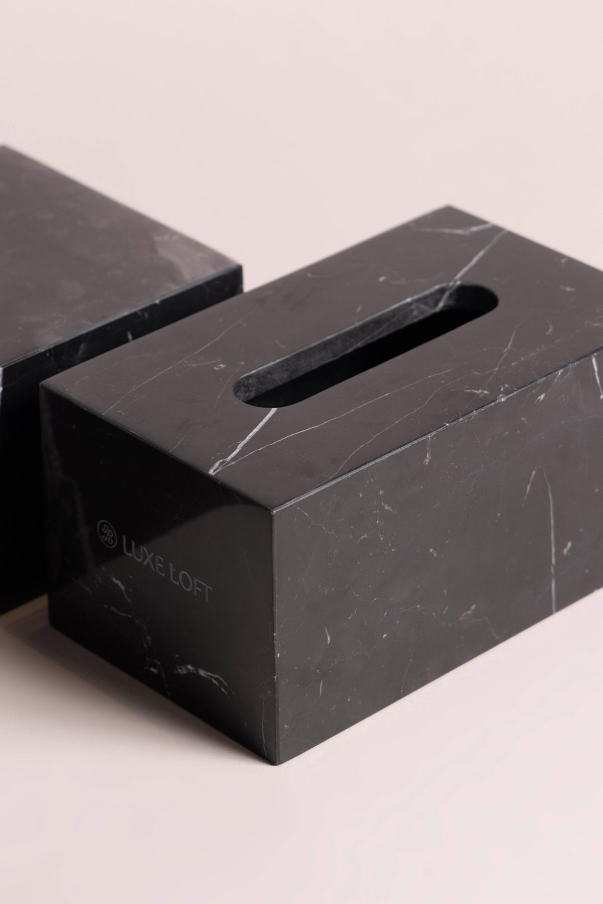 Nero Marquina Tissue Box