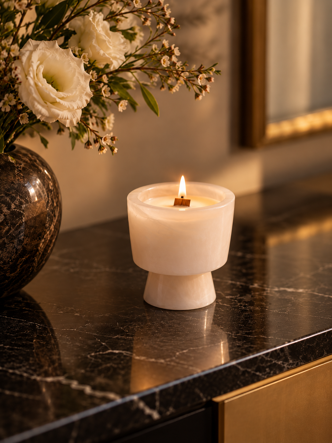 Onyx Candle Cup