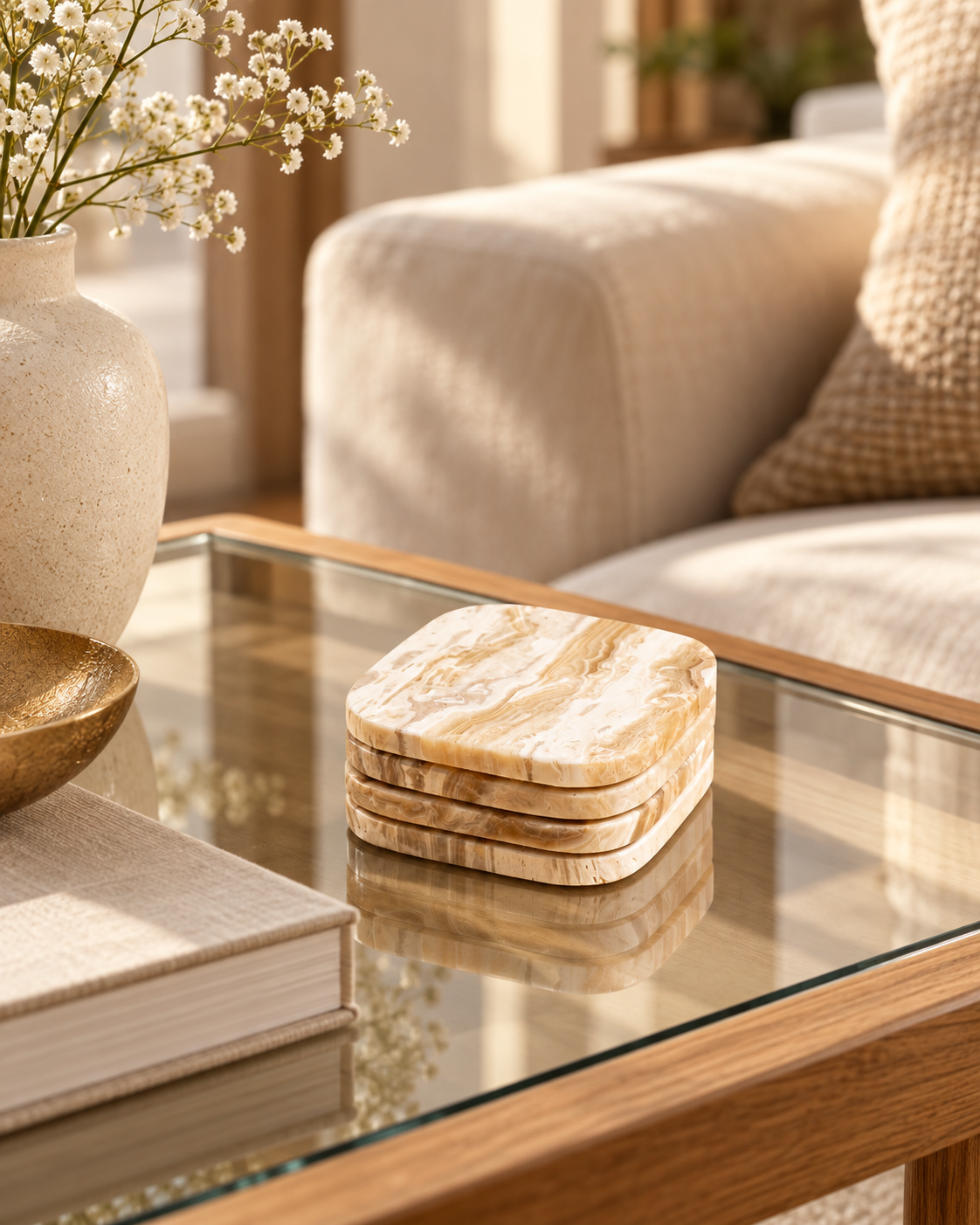 Onyx Vein Coasters