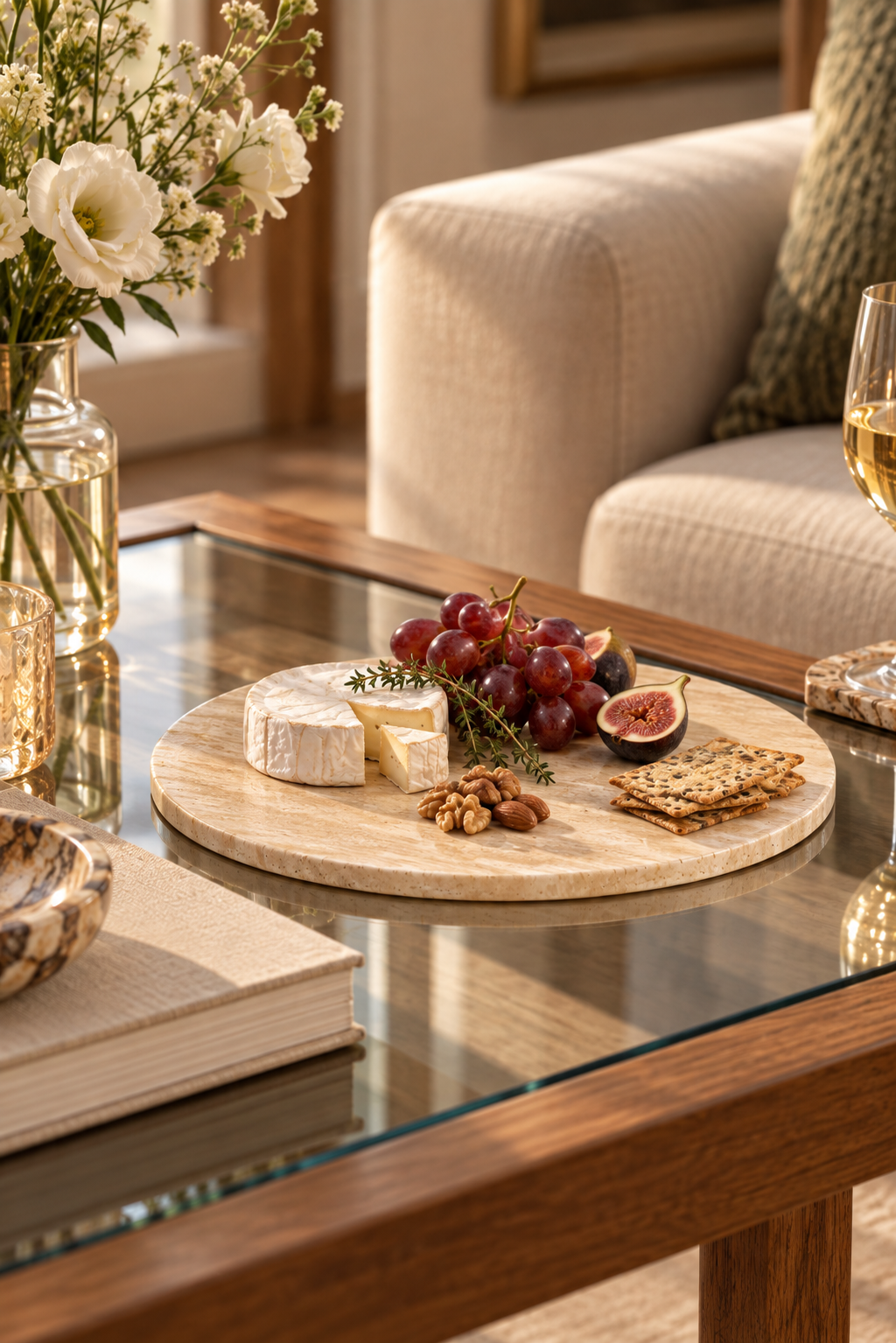 Travertine Tide Cheeseboard