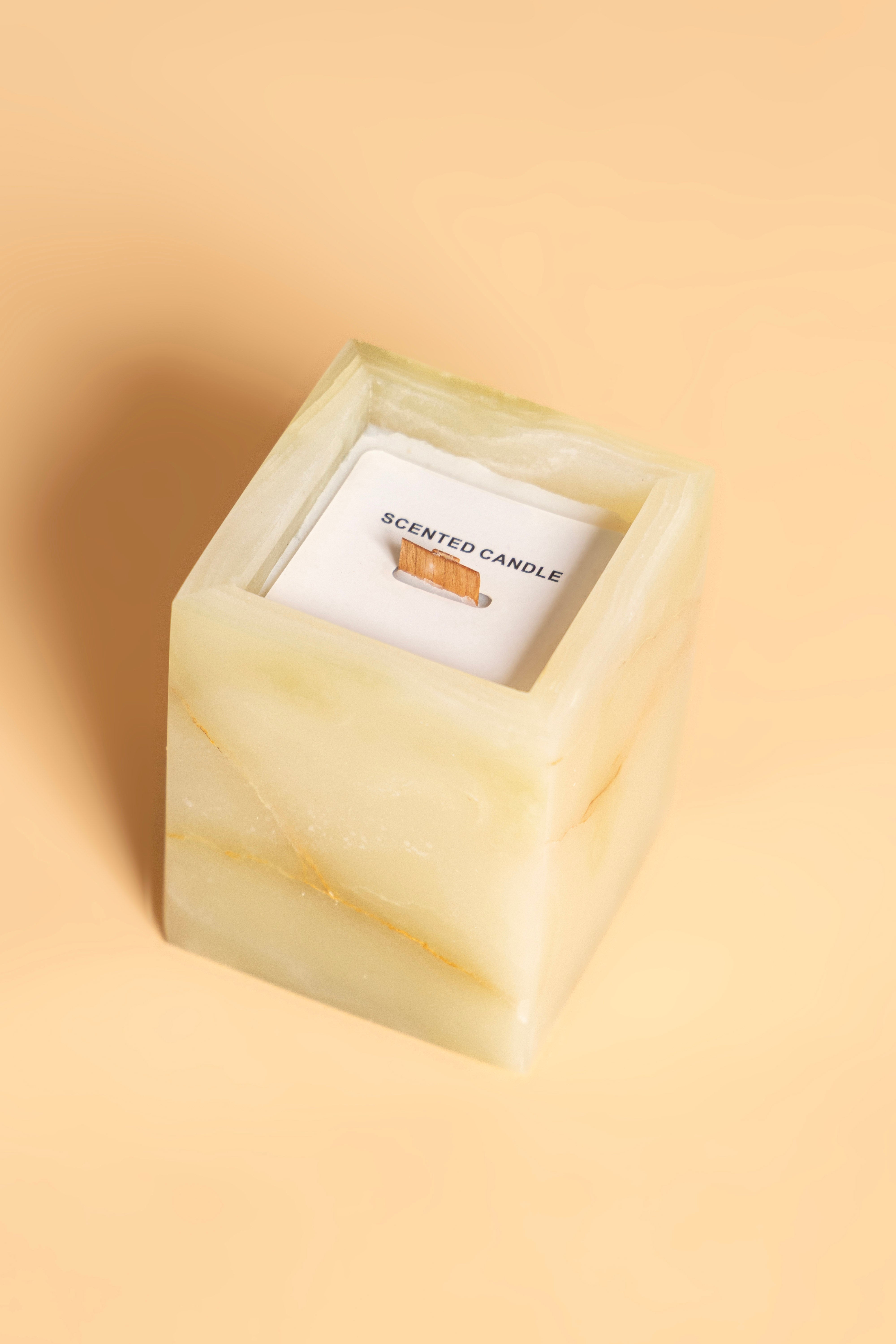 Marble Candle Cup