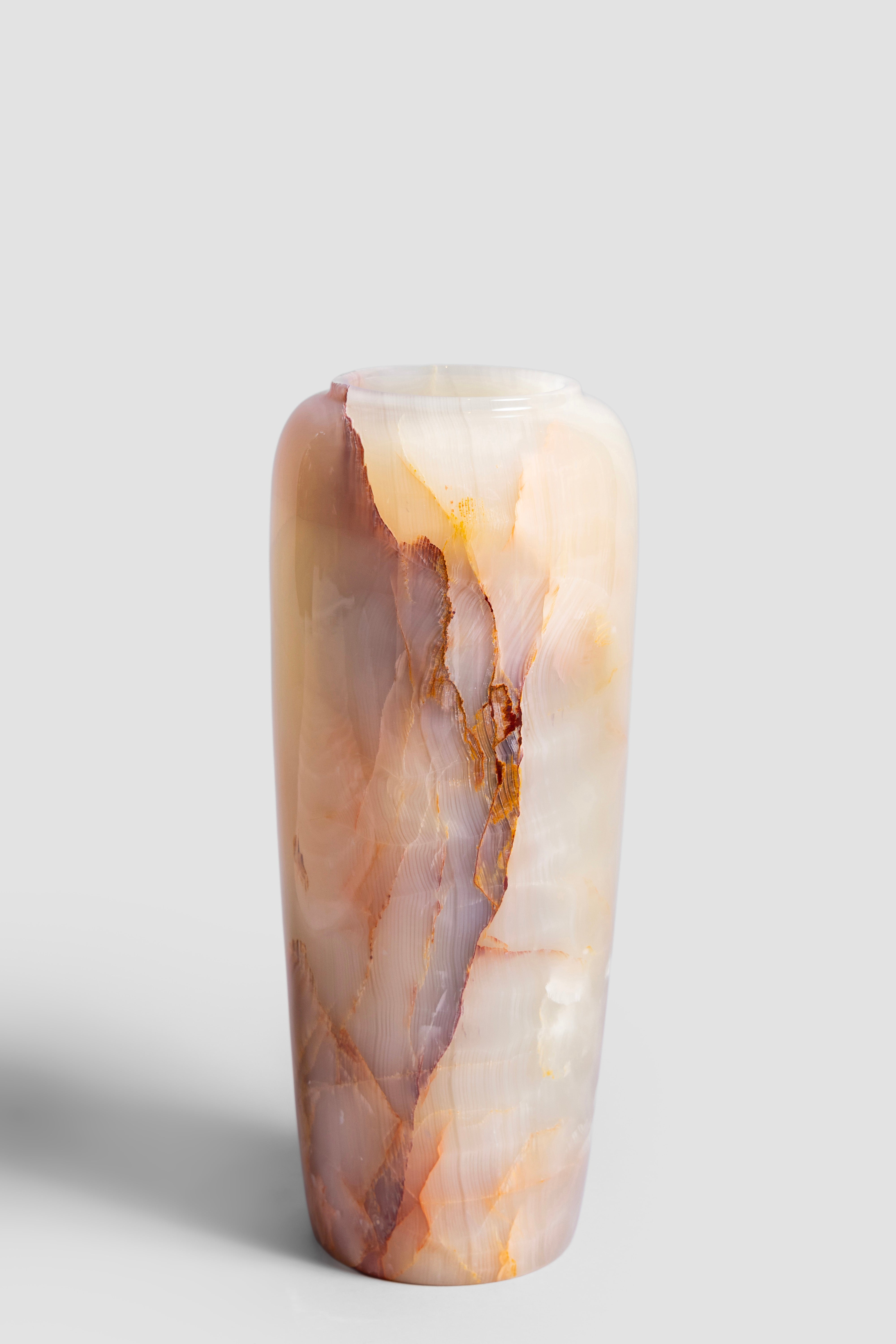 Flame Onyx Vase (M)