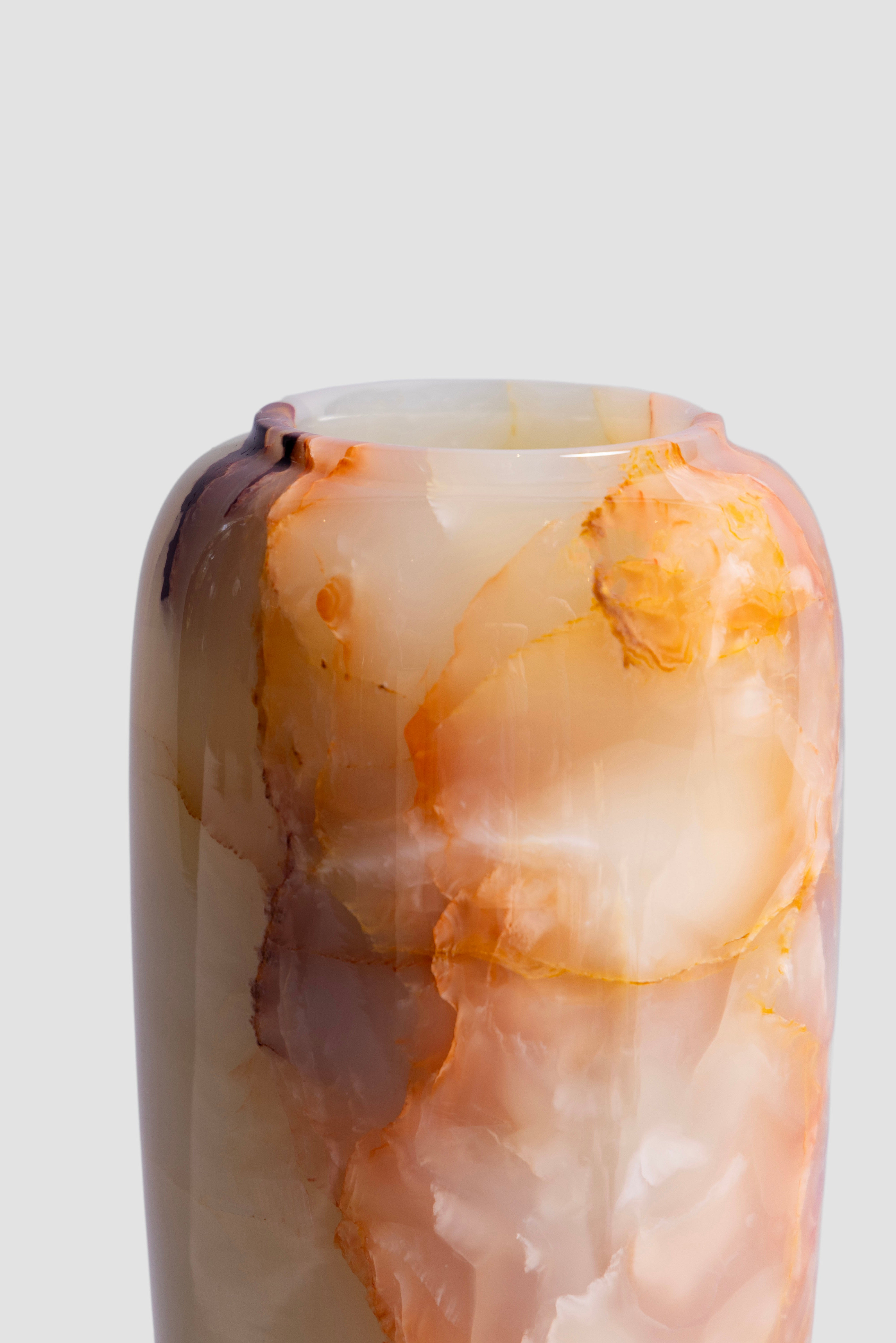 Flame Onyx Vase (S)