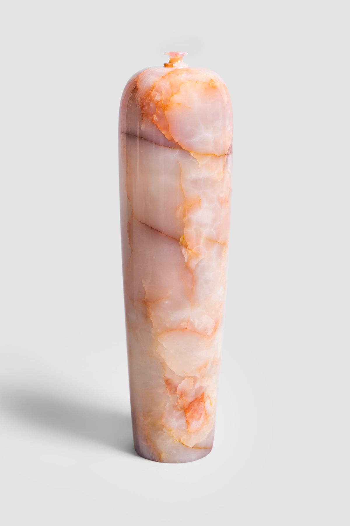 Peach Column Vase (L)