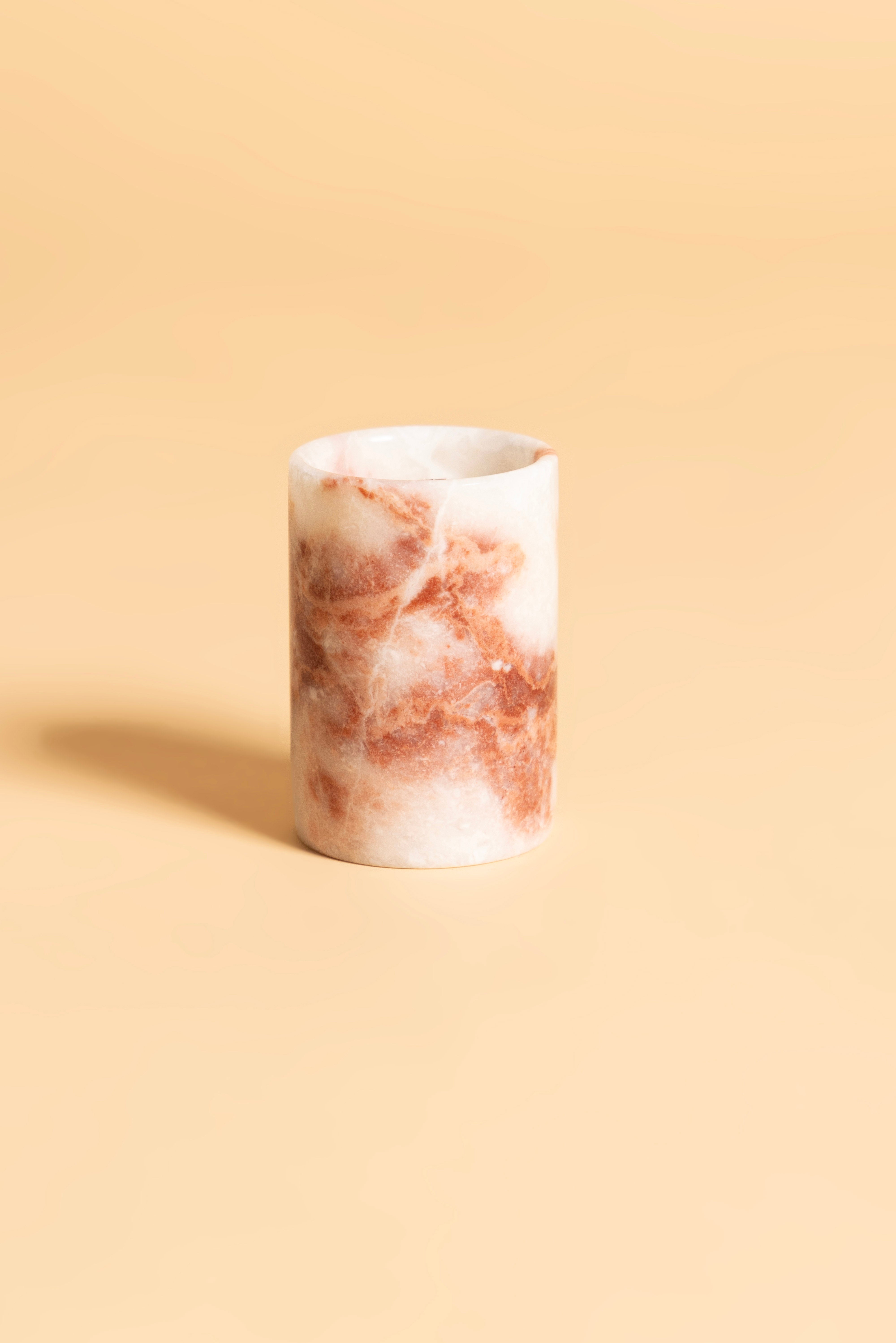 Marble Candle Cup
