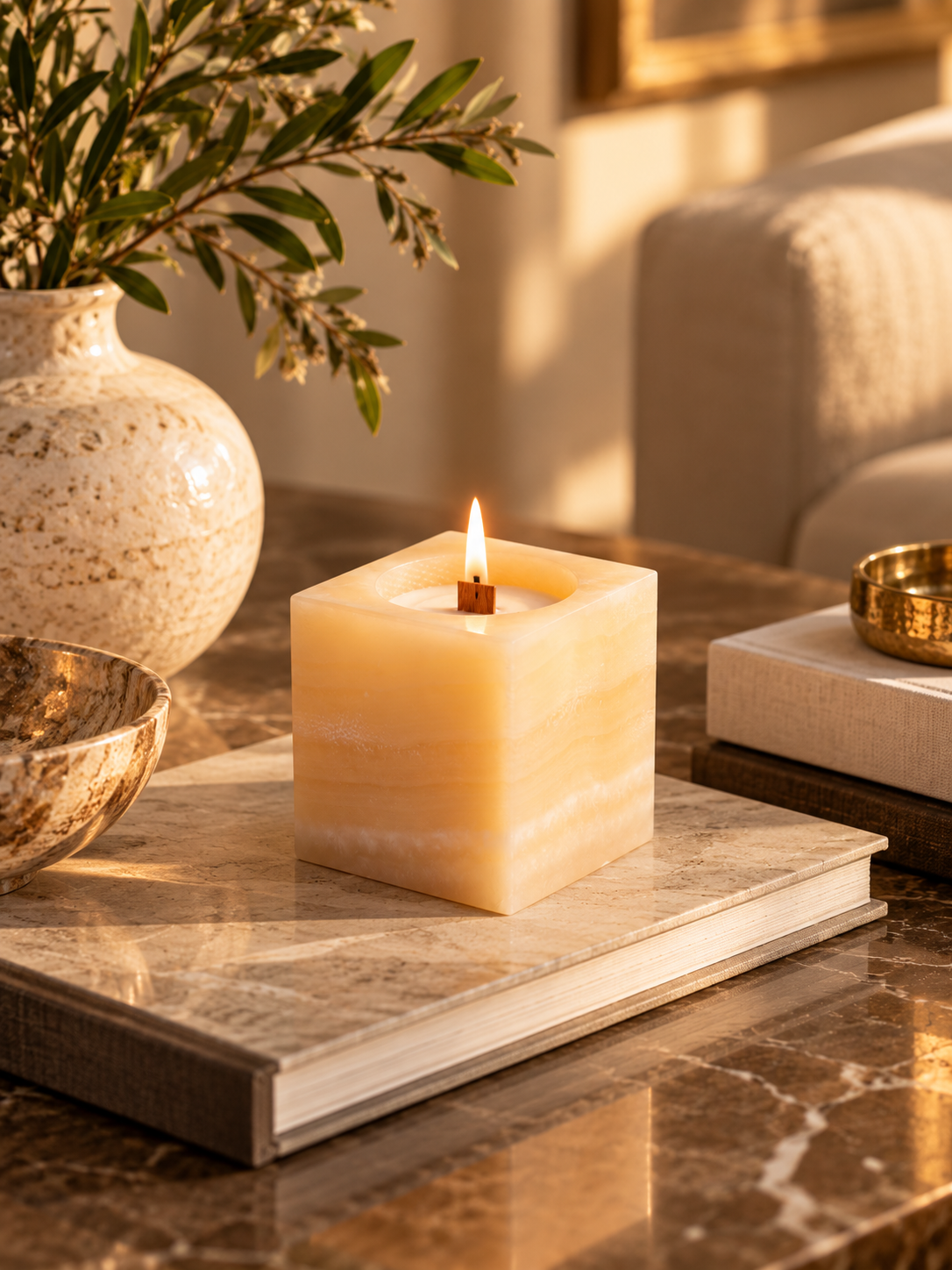Onyx Candle Cup