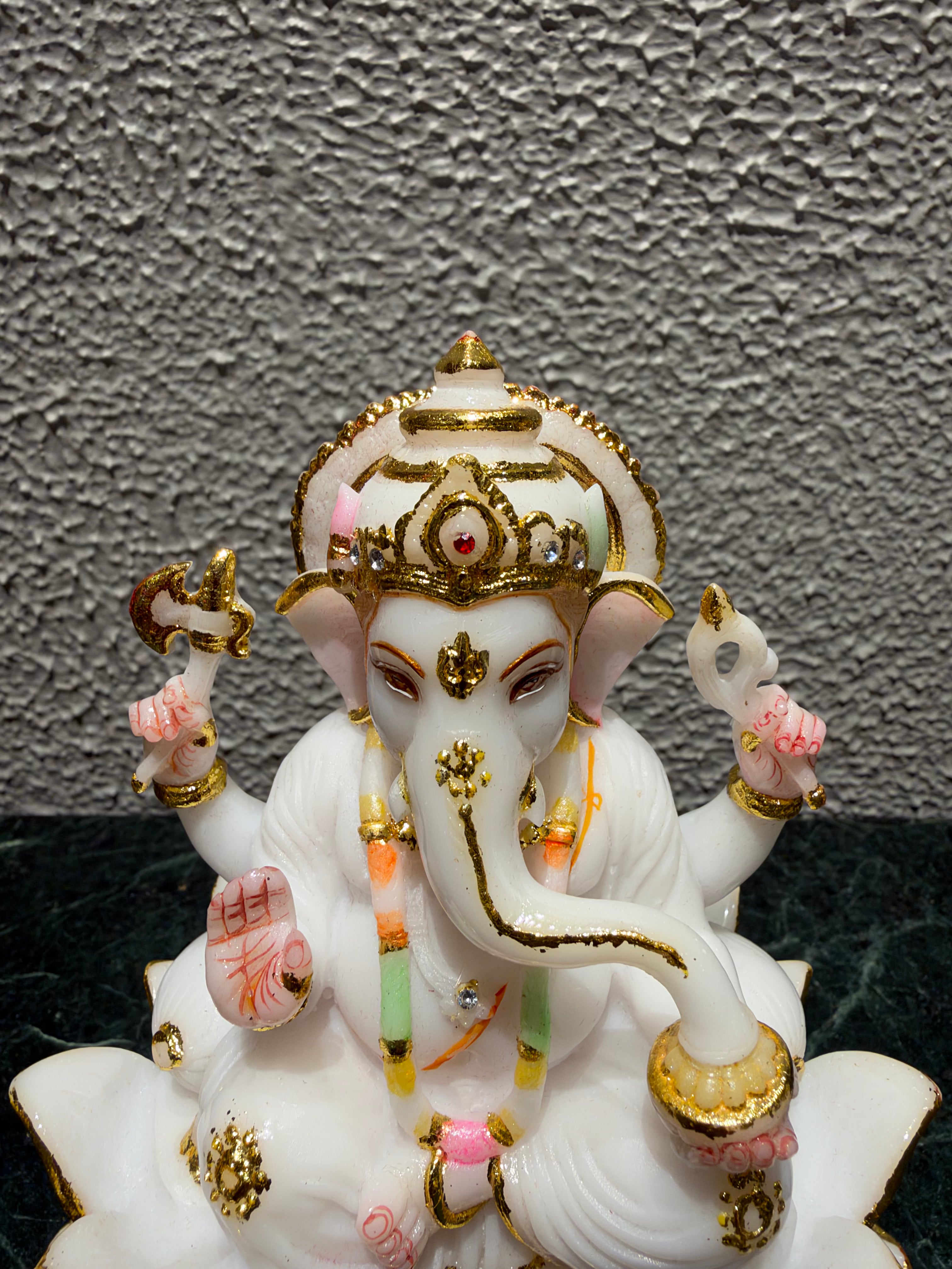 Golden Lotus Ganesha