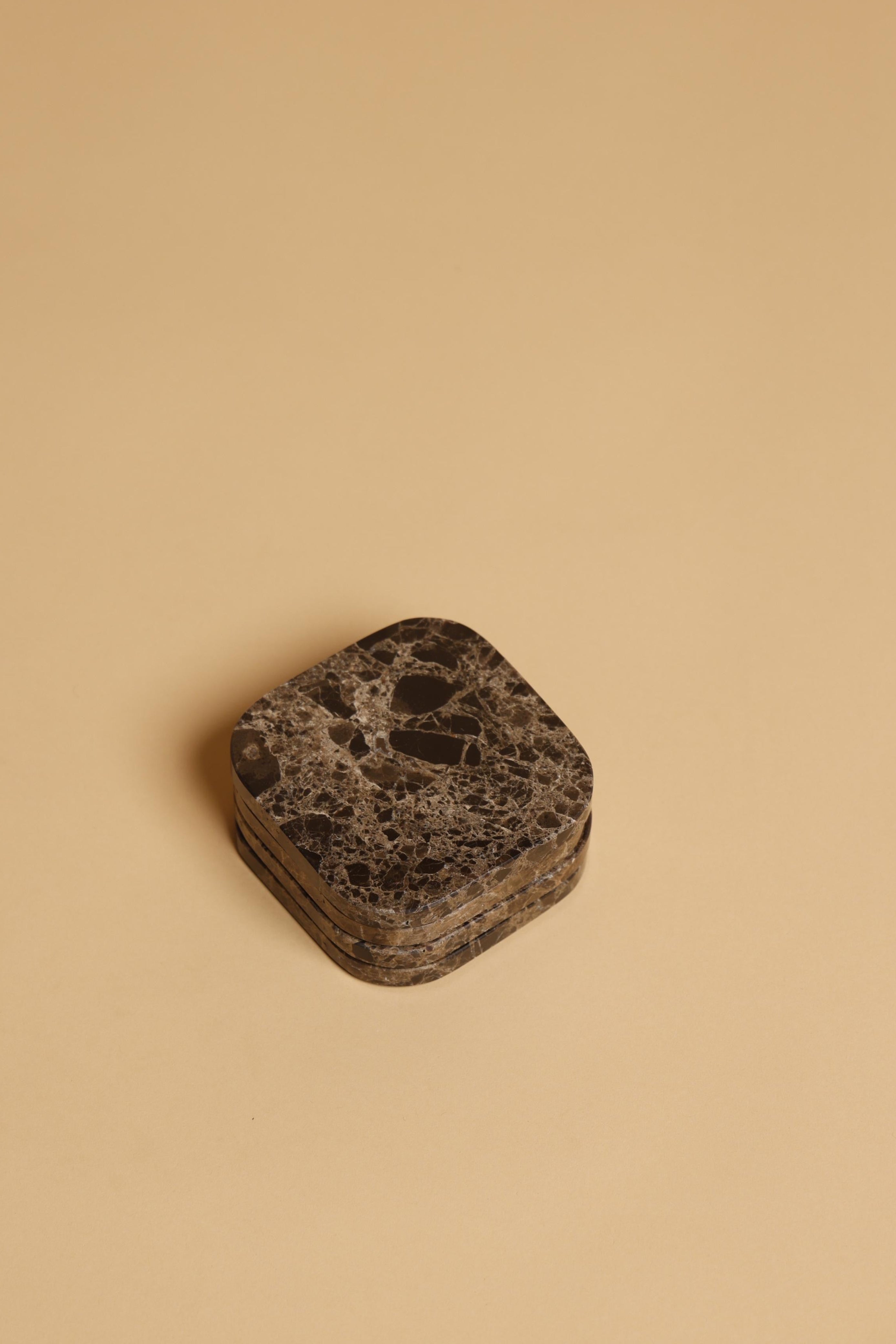 Marble Mocha Coasters