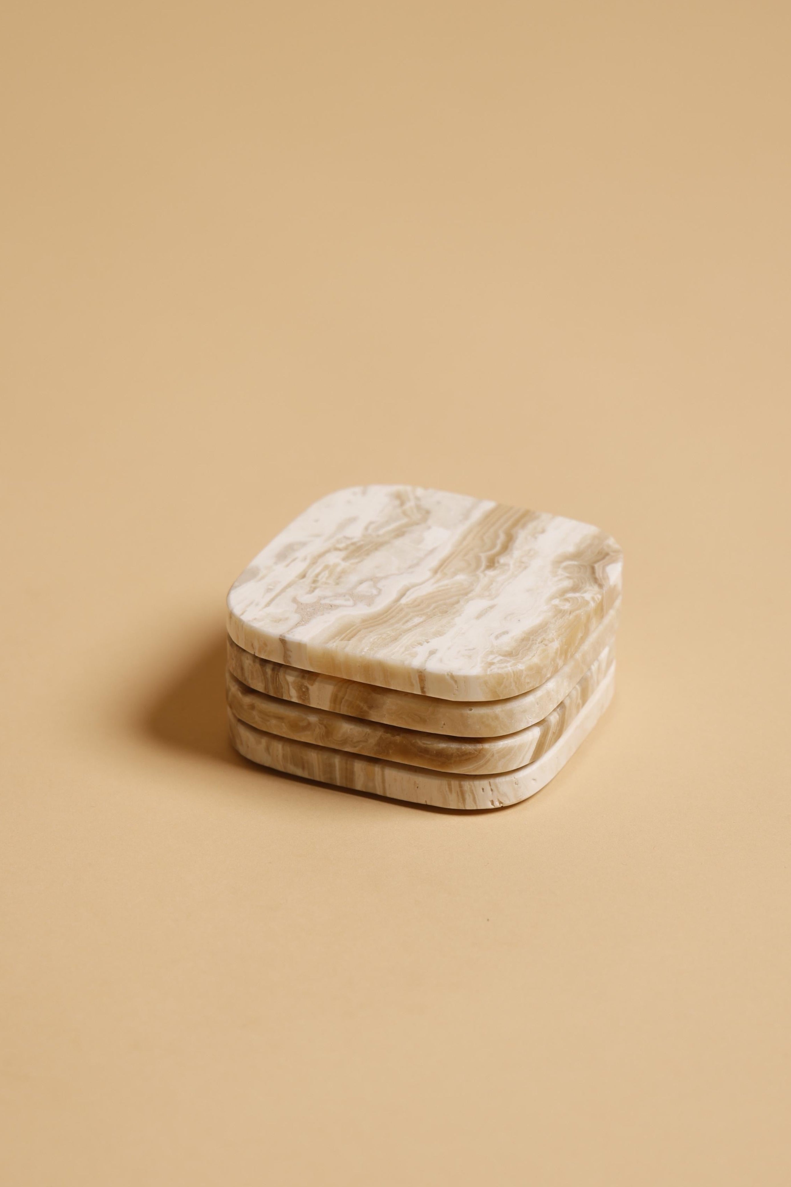 Onyx Vein Coasters
