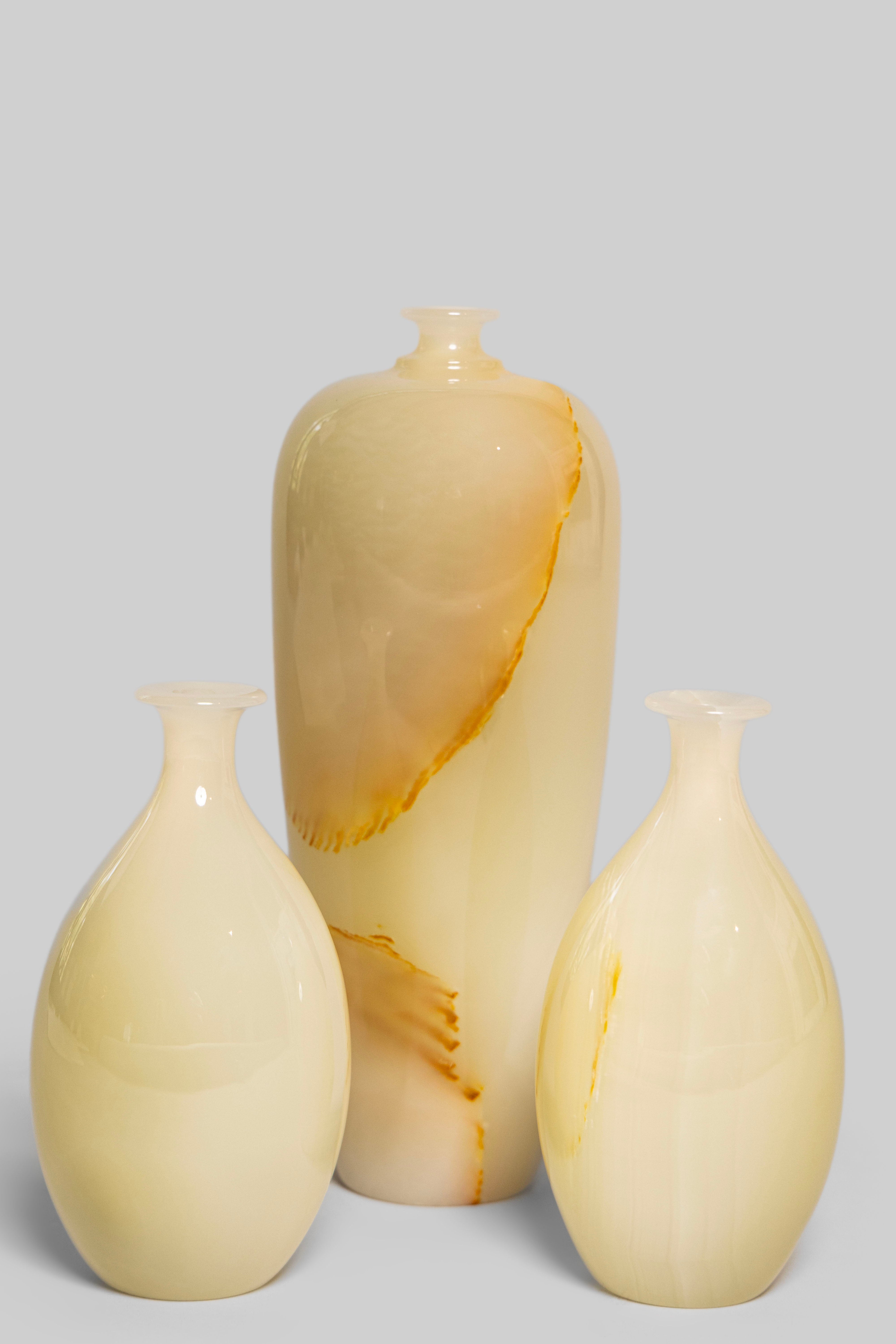Sage Bloom Vase Trio