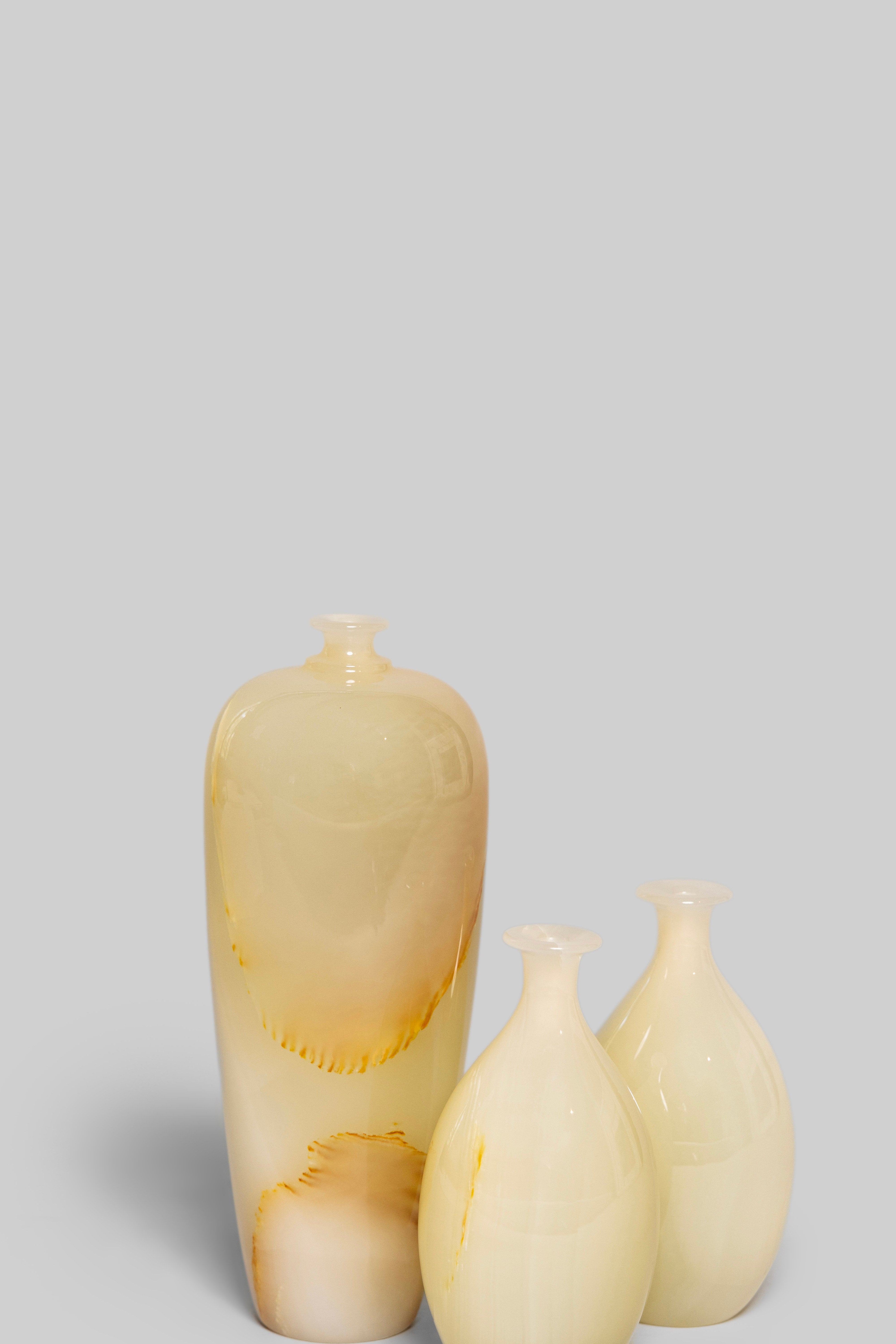 Sage Bloom Vase Trio