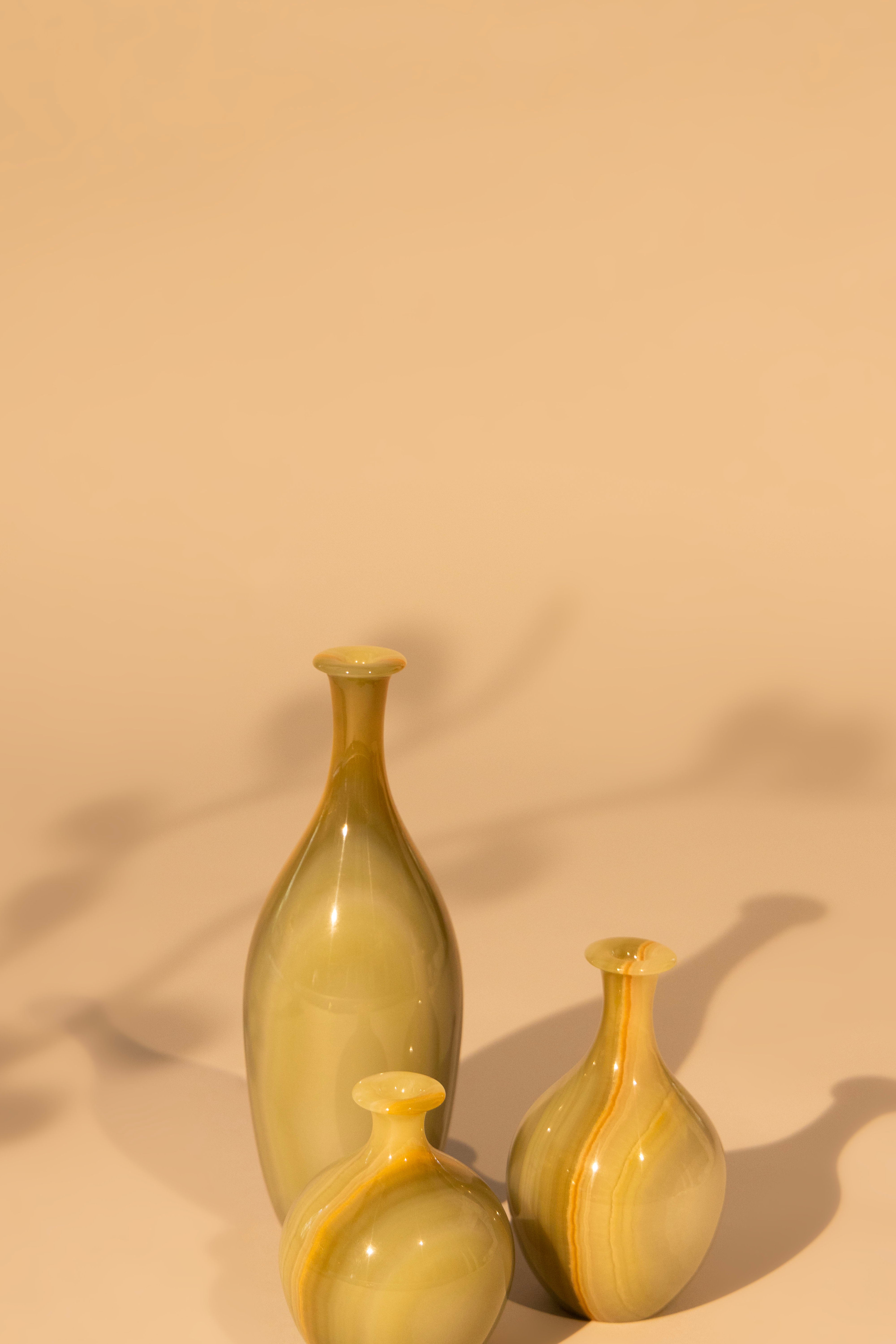 Moss Trio Vase Set