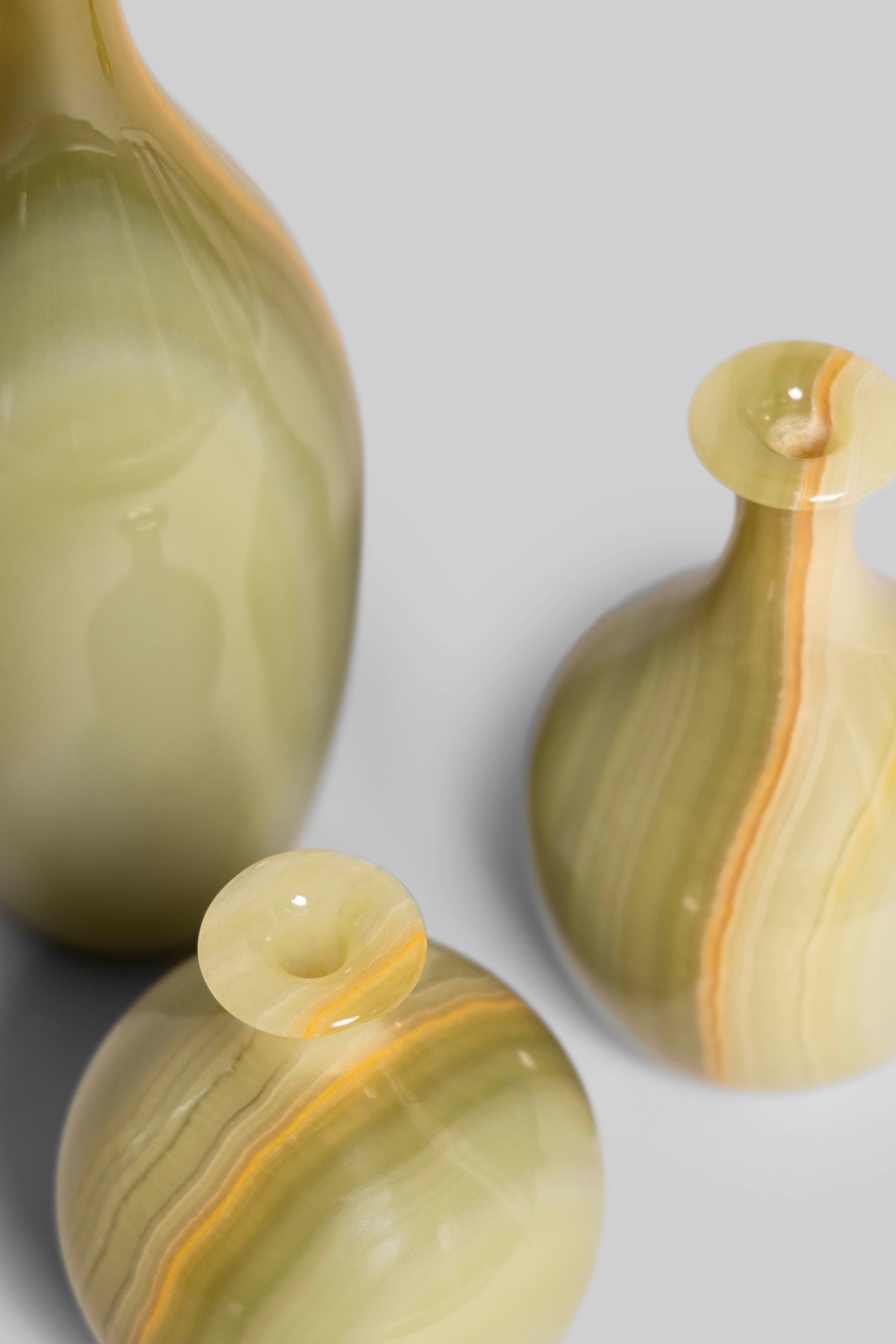 Moss Trio Vase Set