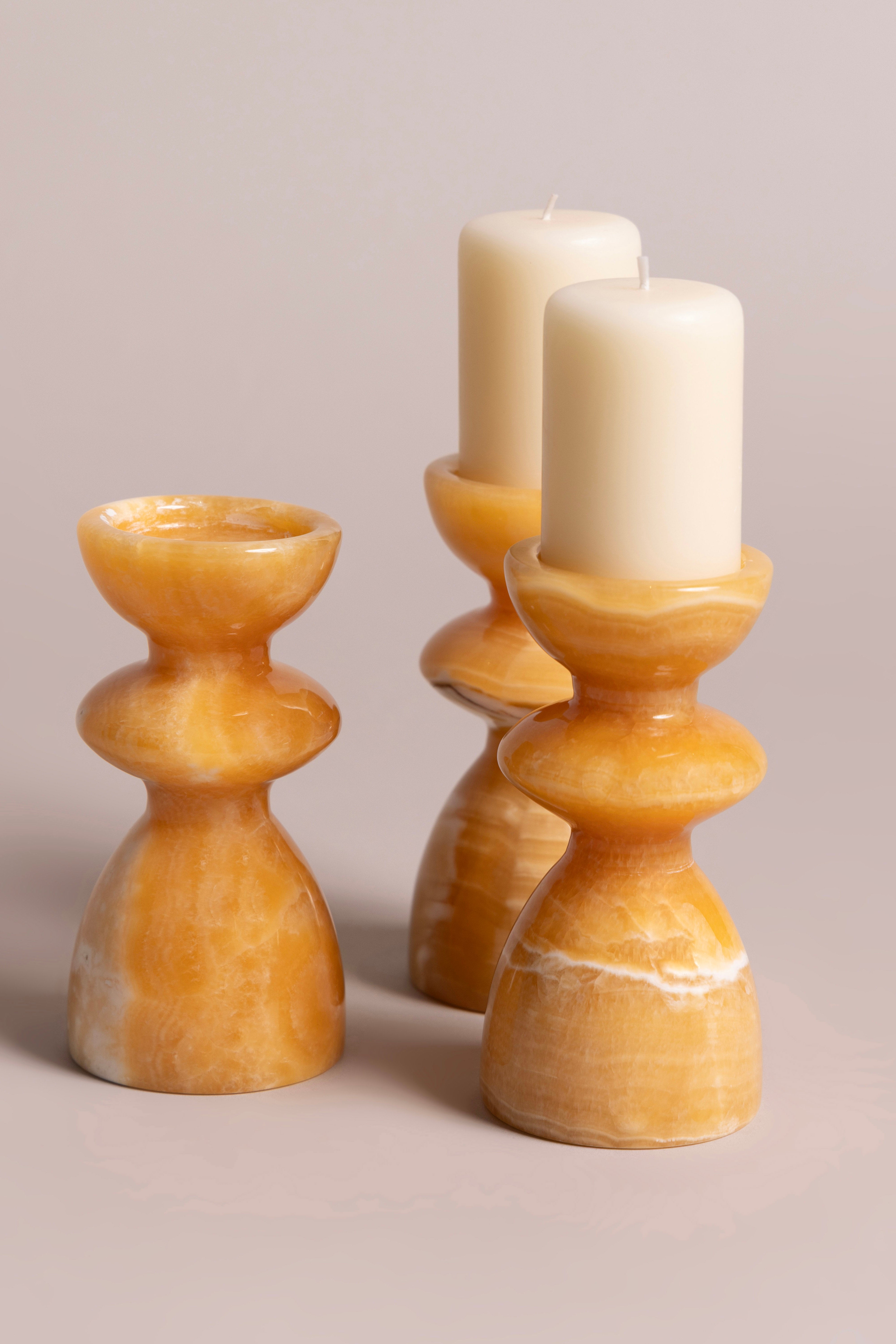 Amber Candle Stand