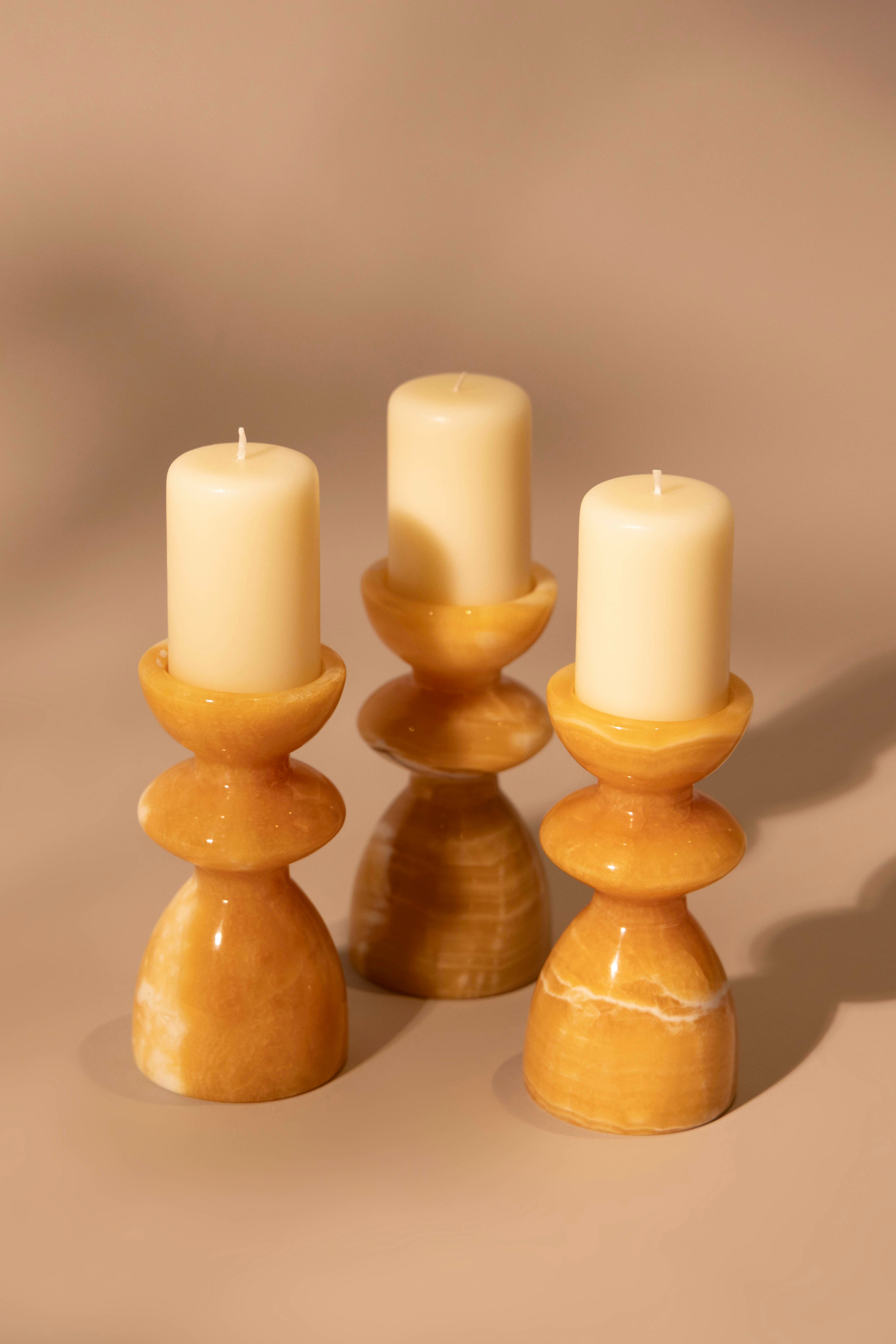 Amber Candle Stand