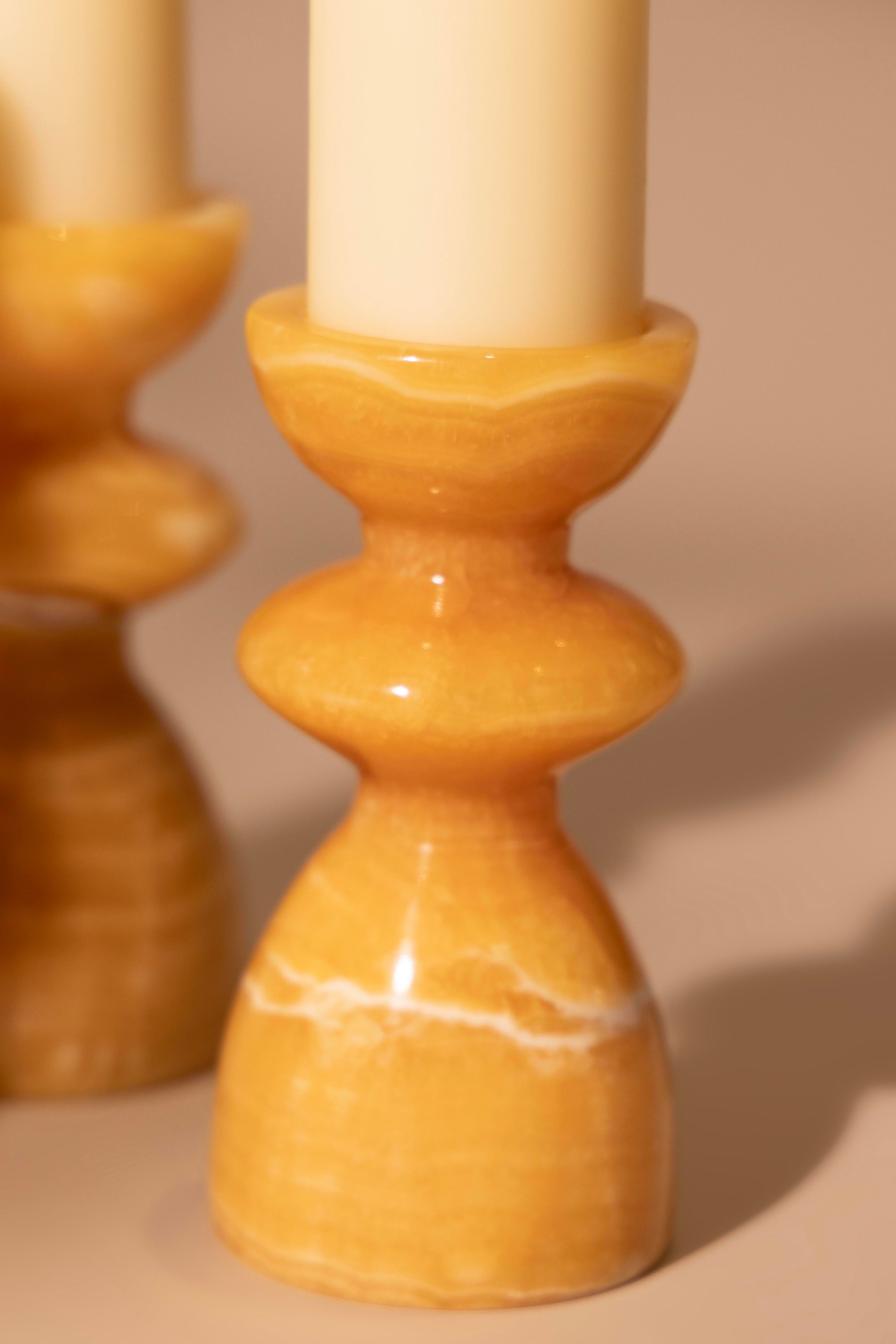 Amber Candle Stand