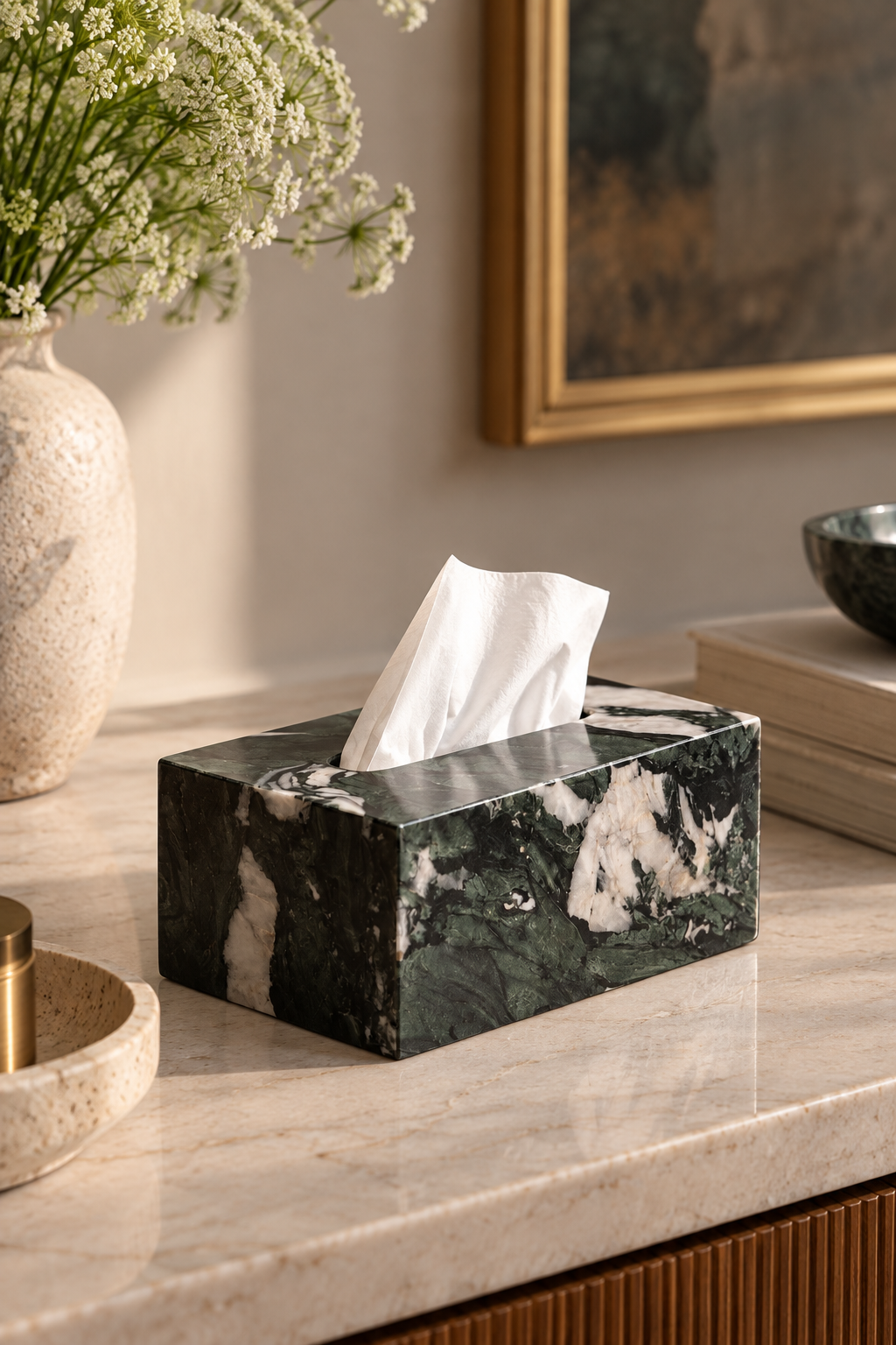 Avocado Green Tissue Box