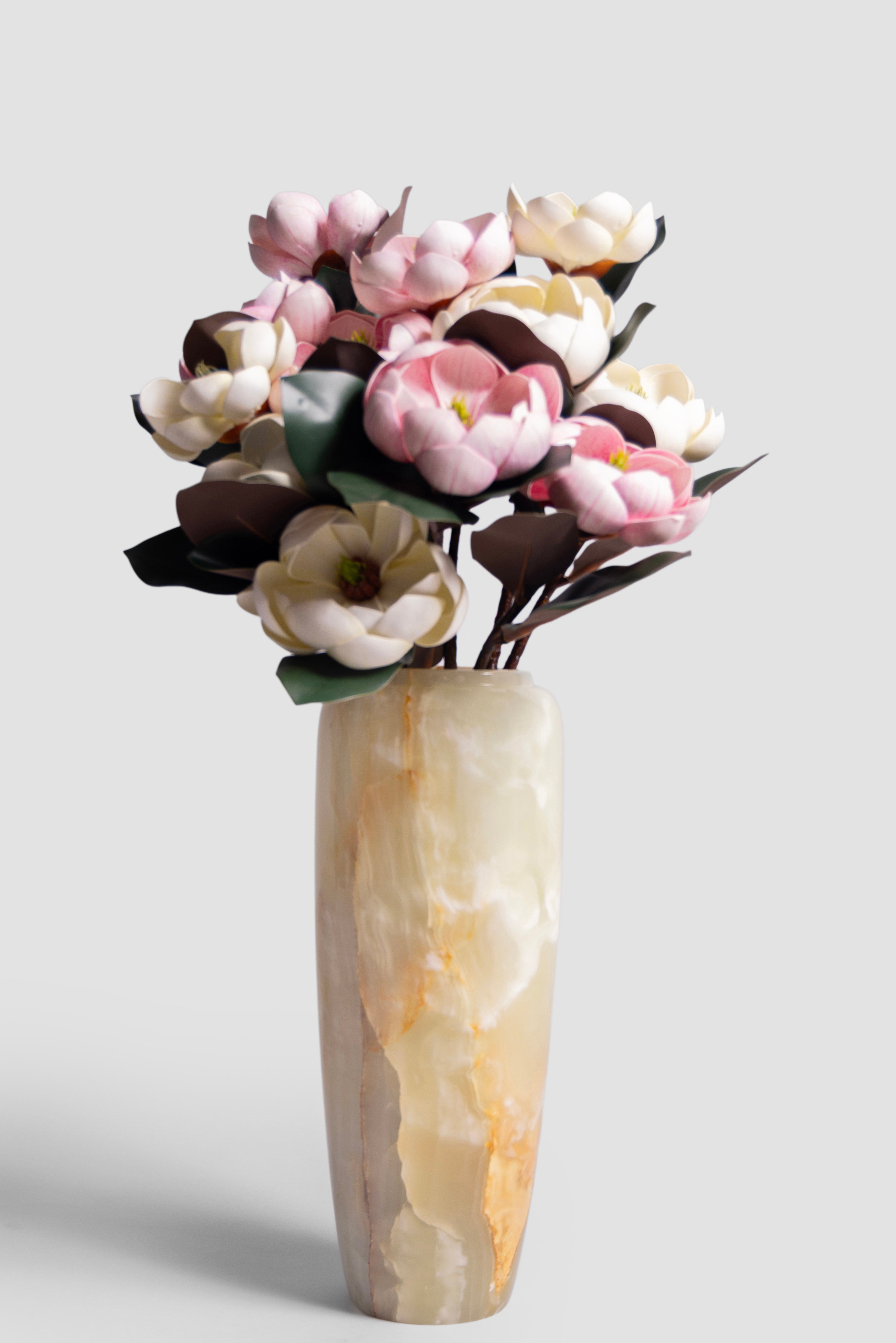 Sand Sage Onyx Vase (L)