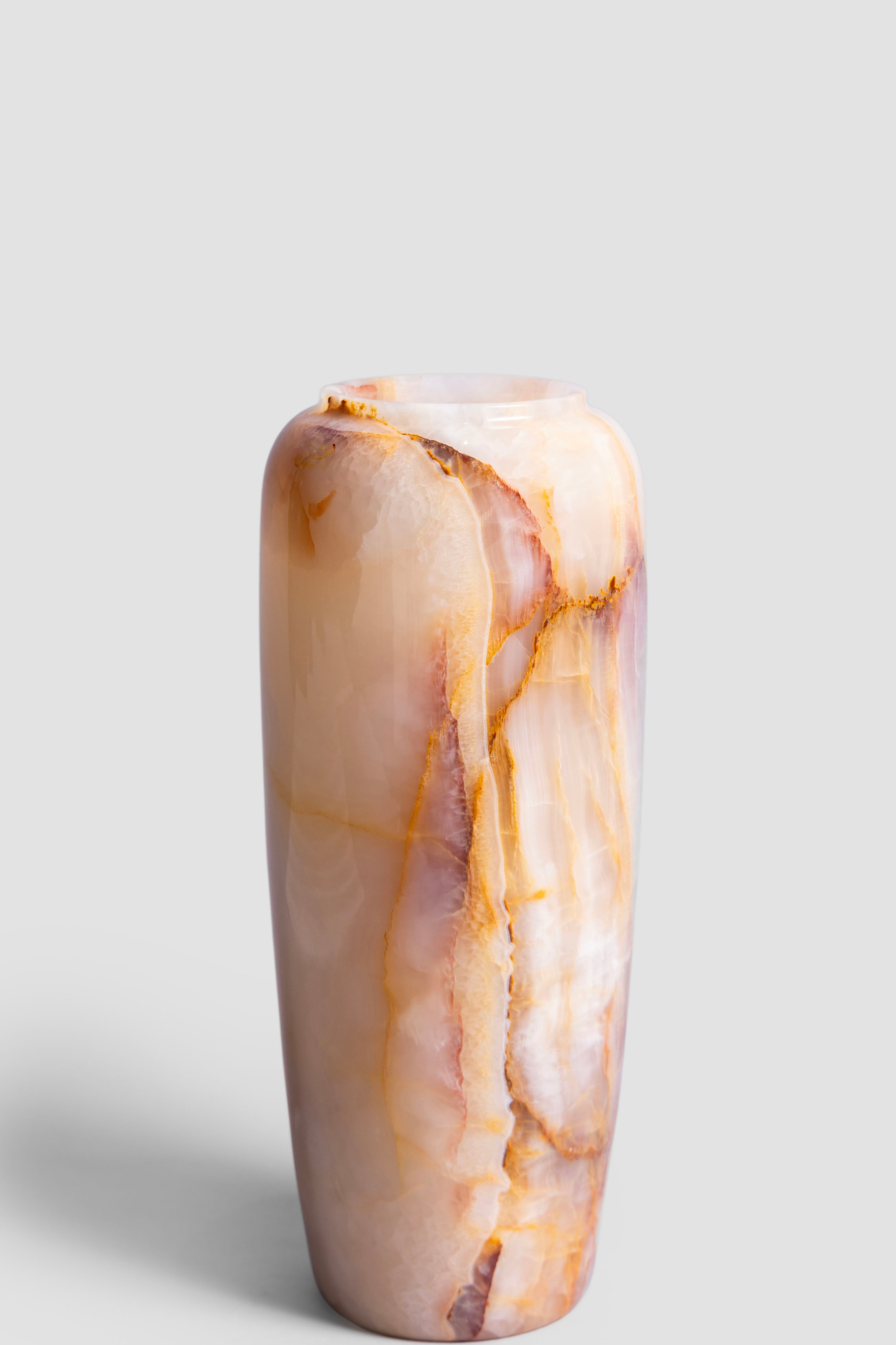 Flame Onyx Vase (L)