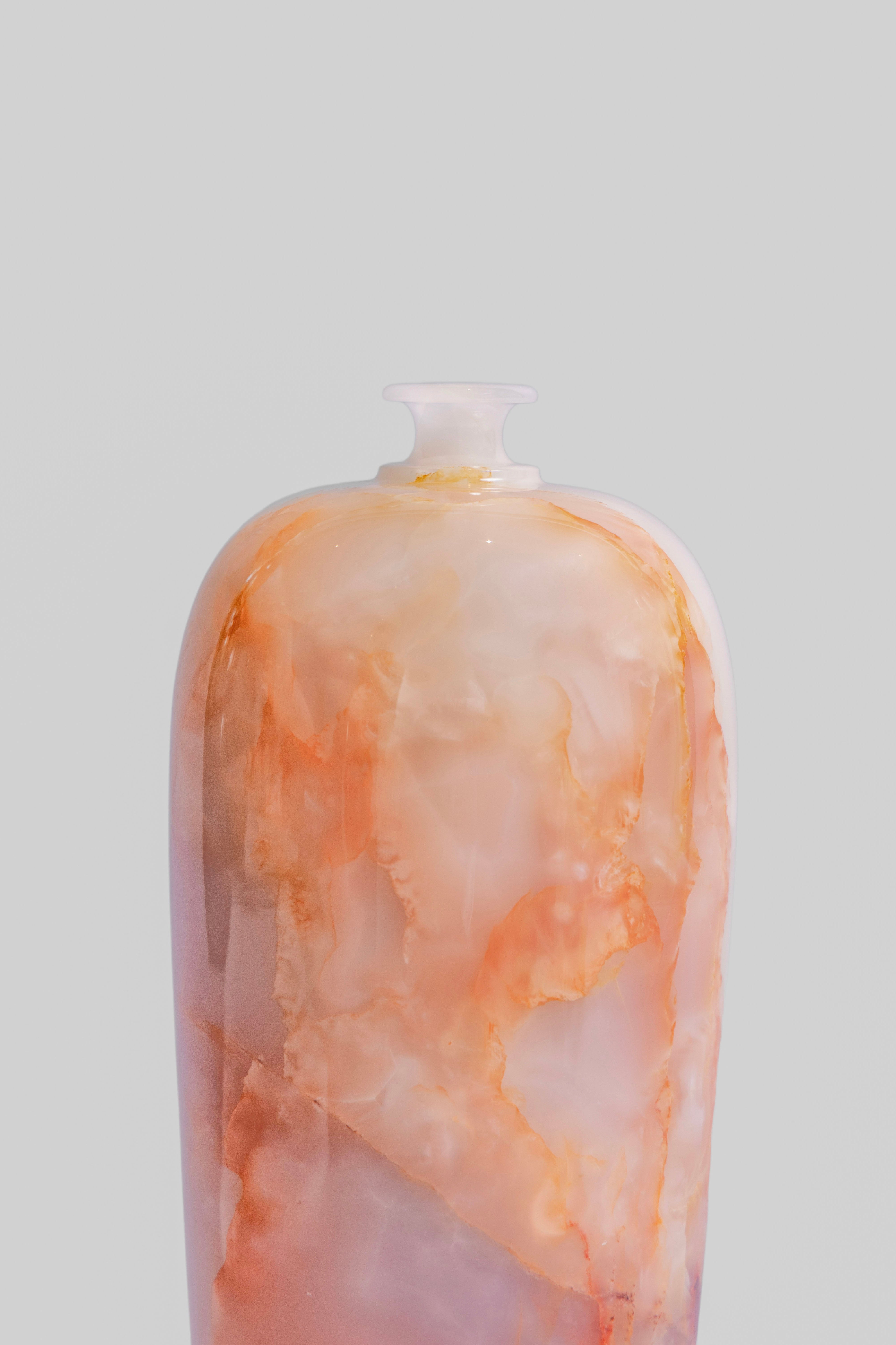 Peach Mist Vase (S)