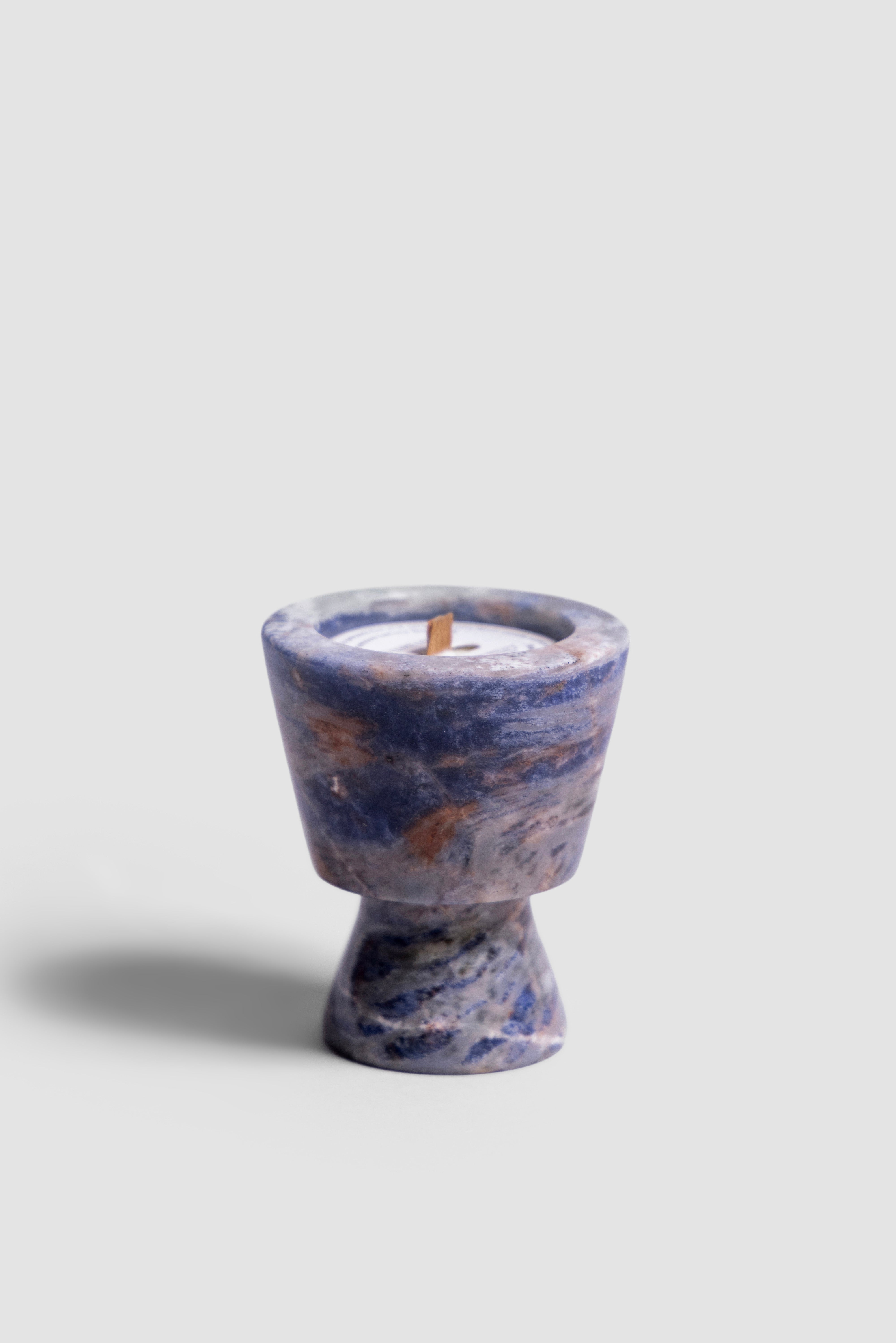 Sodalite Candle Cup