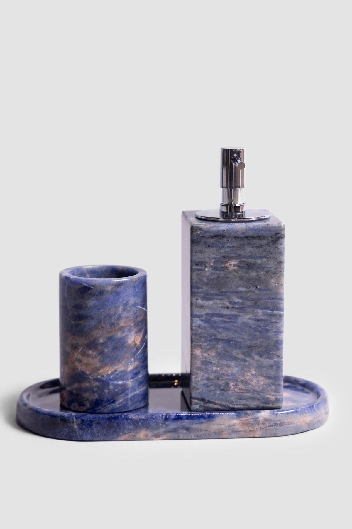 Indigo Sodalite Bath Set