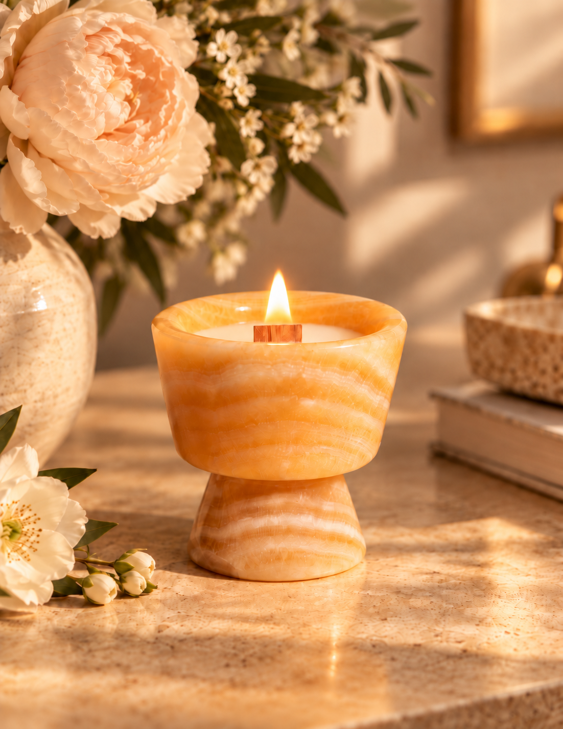 Onyx Candle Cup