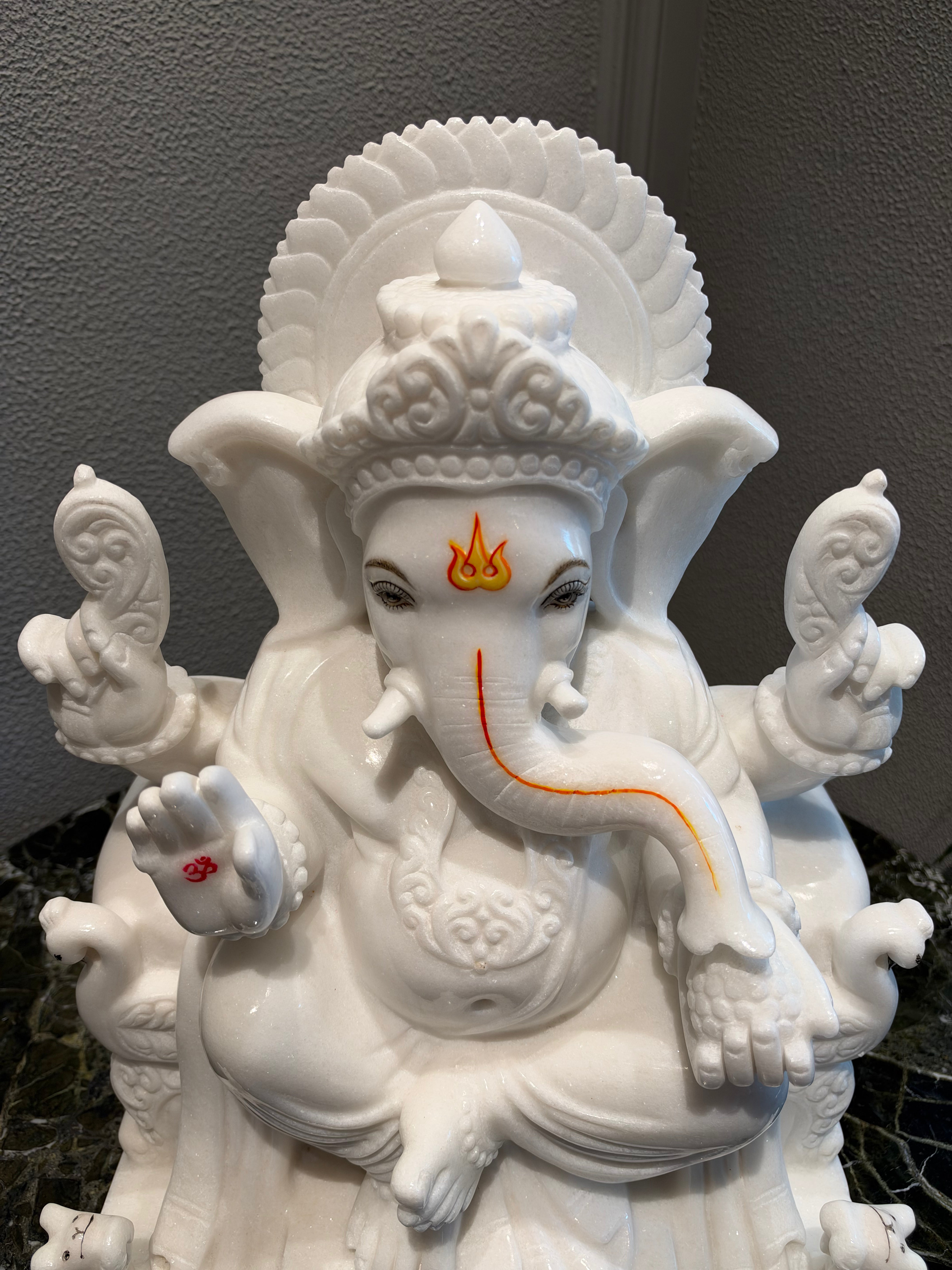 Regal White Ganesha