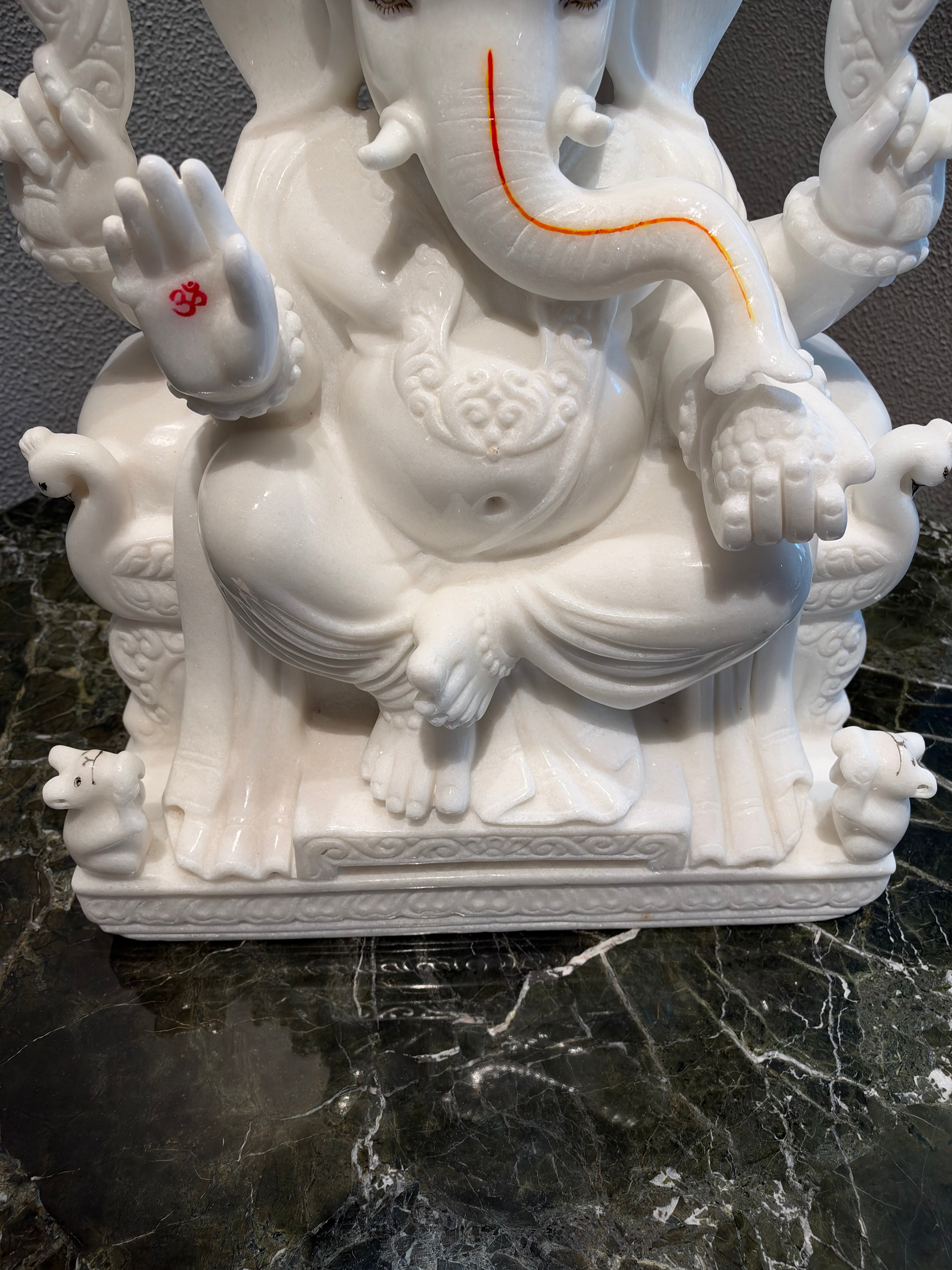 Regal White Ganesha
