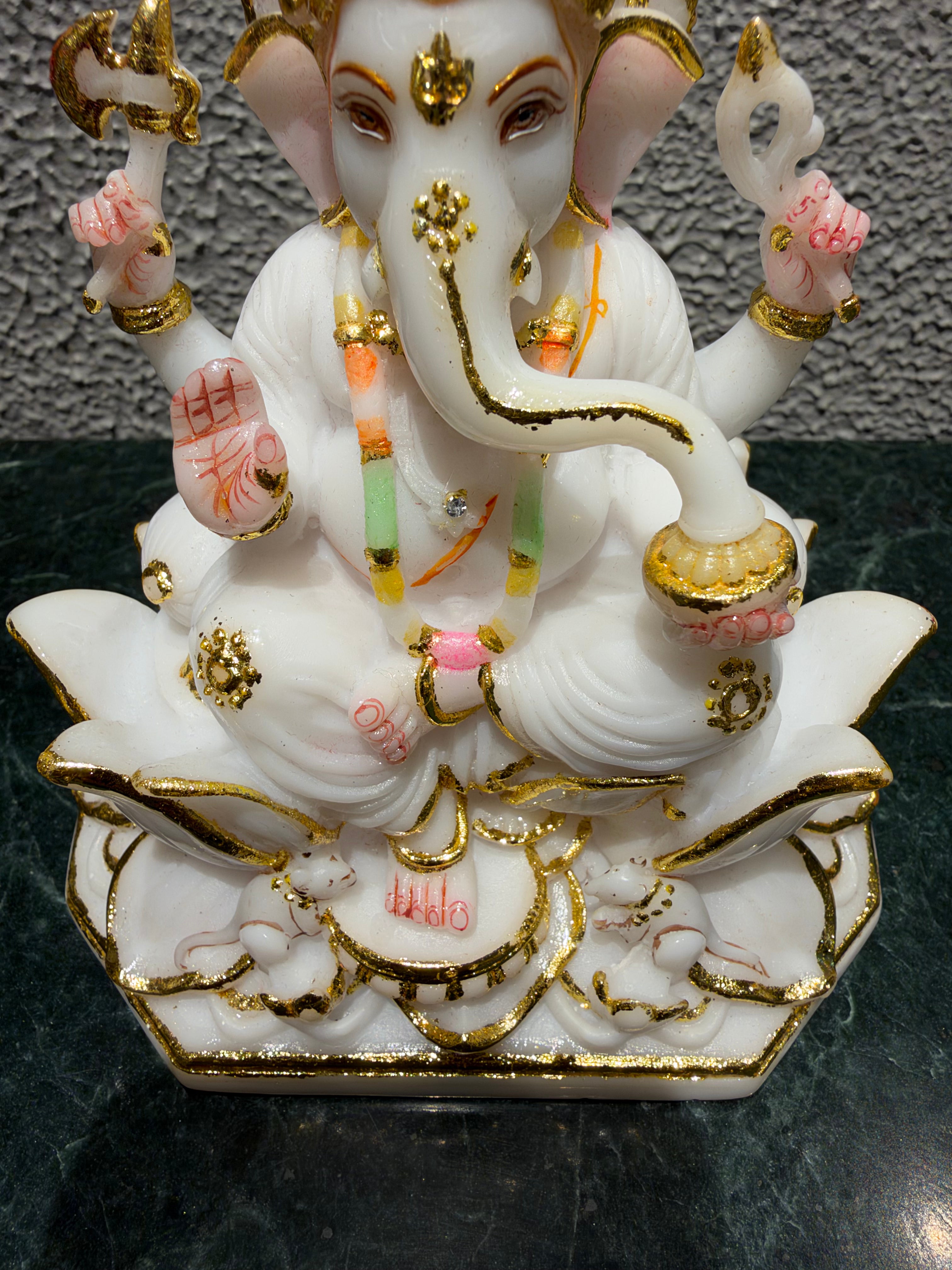 Golden Lotus Ganesha