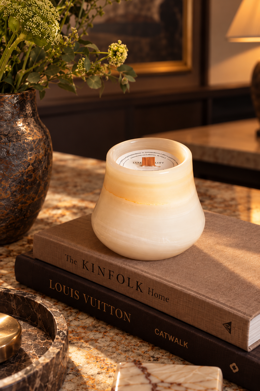 Onyx Candle Cup